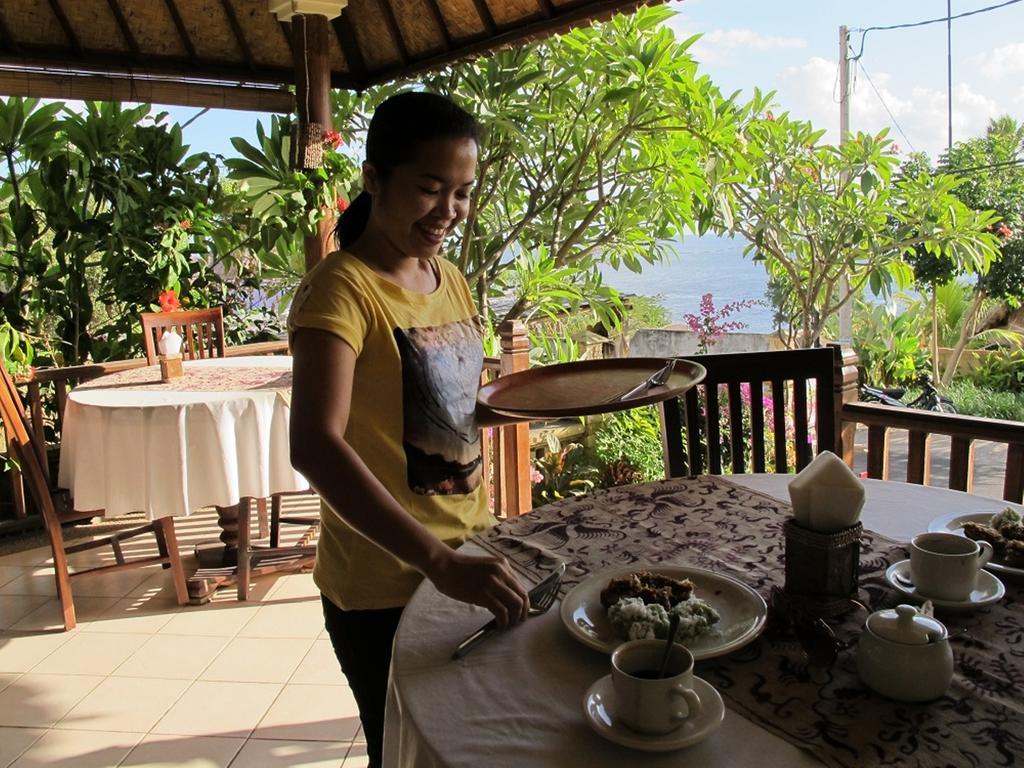 Barong Cafe Bungalow&Restaurant Amed Exterior foto